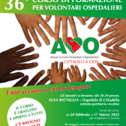 36° Corso di formazione per volontari ospedalieri